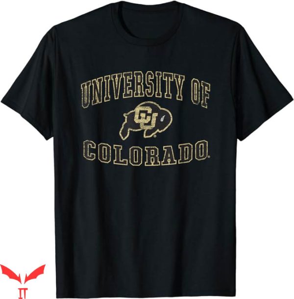 Colorado Football T-Shirt Vintage Logo T-Shirt NFL