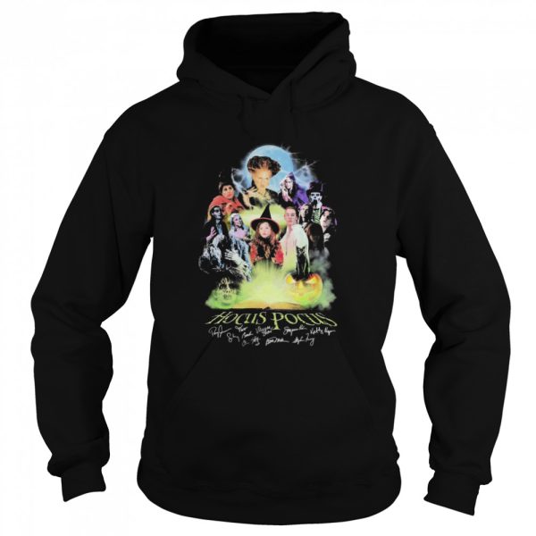 Colorful Hocus Pocus Signatures Halloween shirt