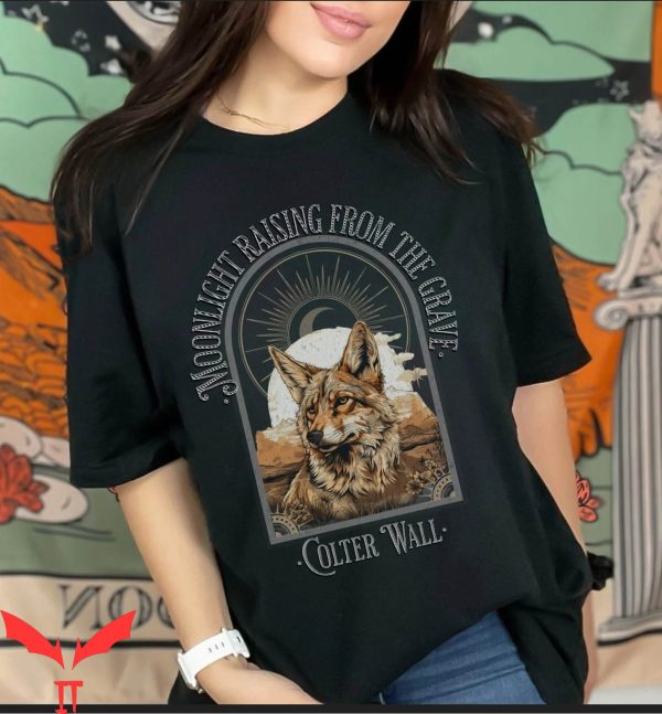 Colter Wall T-Shirt Moonlight Raising From The Grane Tee