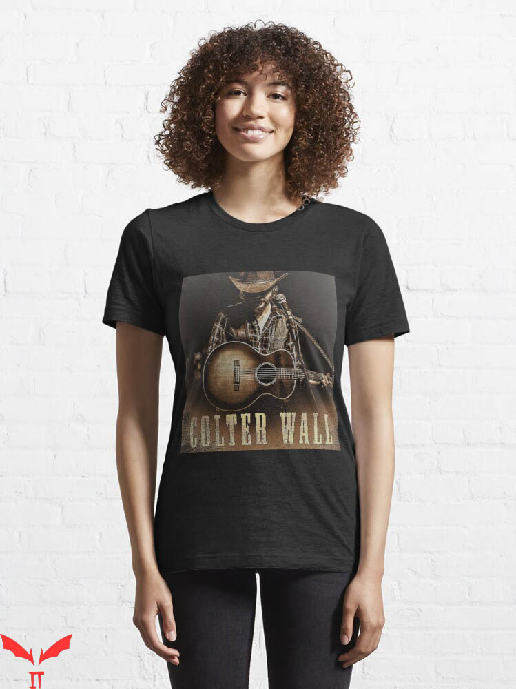 Colter Wall T-Shirt Playing Guitar Tee Trending Colter Wall T-Shirt Playing Guitar Tee Trending