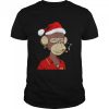 Cool Santa Christmas Monkey shirt