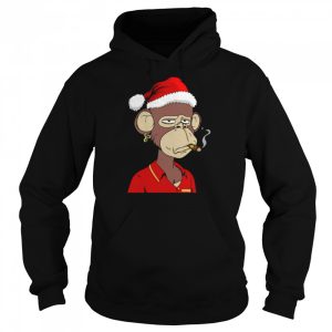 Cool Santa Christmas Monkey shirt 5