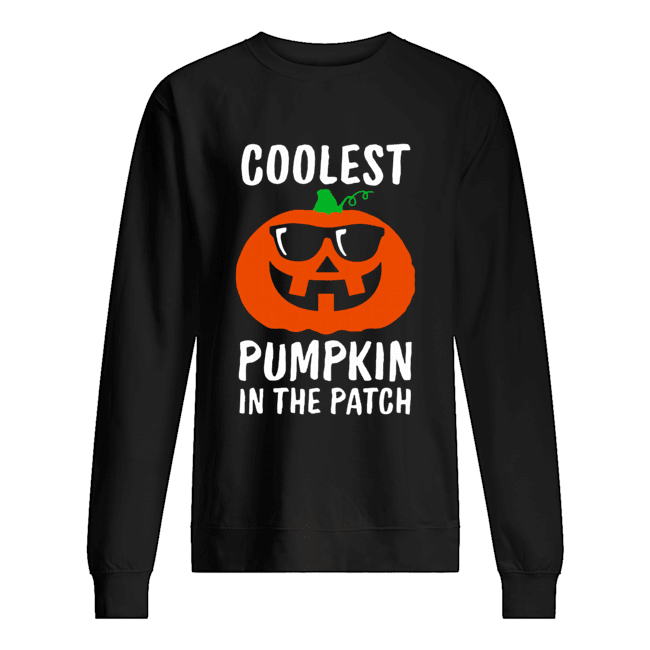 Coolest Pumpkin in the Patch, Halloween Costume Boys Girls T-Shirt Coolest Pumpkin in the Patch, Halloween Costume Boys Girls T-Shirt