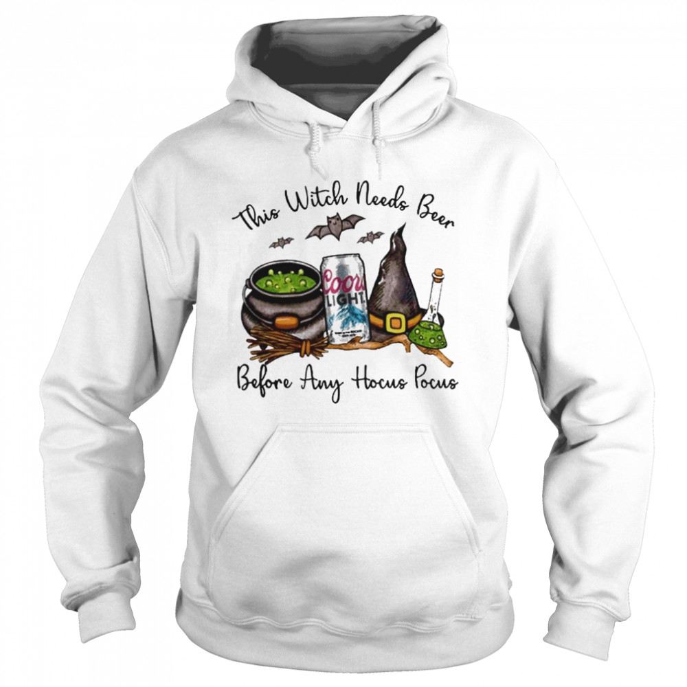 Coors Light This Witch Needs Beer Before Any Hocus Pocus shirt Coors Light This Witch Needs Beer Before Any Hocus Pocus shirt