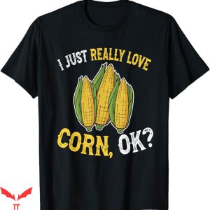 Corncob Tv T-Shirt Cute And Funny Corn On The Cob T-Shirt