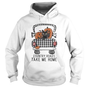 Country Roads Take Me Home Pumpkin Cat Halloween shirt