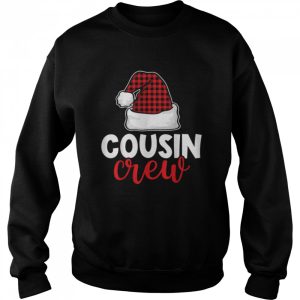 Cousin Crew Santa Red Plaid Matching Group Christmas Pajama T Shirt 4