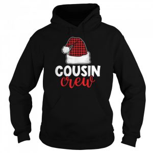 Cousin Crew Santa Red Plaid Matching Group Christmas Pajama T Shirt 5