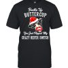 Cow Santa Hat Buckle Up Buttercup You Just Flipped My Crazy Heifer Switch Christmas Shirt