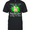 Crazy cat lady is like a four leaf clover hard to find lucky to have St Patricks Day shirt