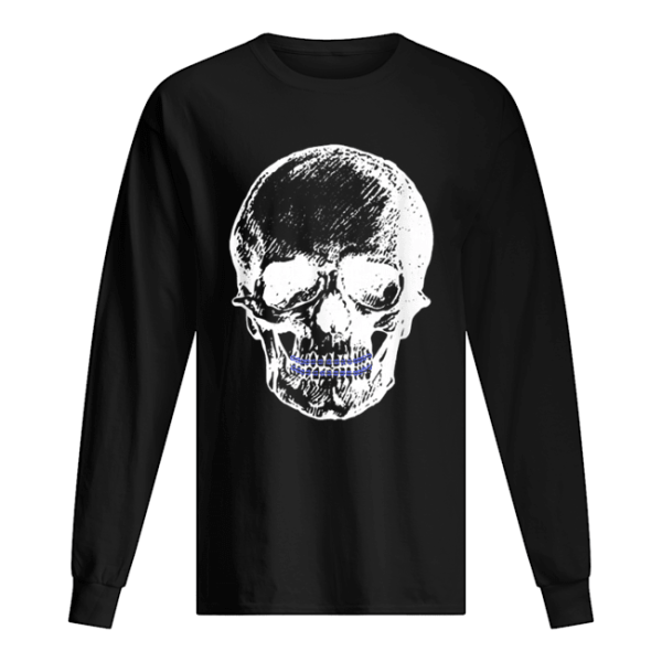 Creepy Skull With Braces Cool Halloween shirt