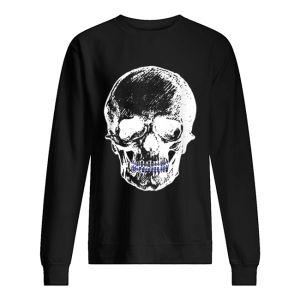 Creepy Skull With Braces Cool Halloween shirt