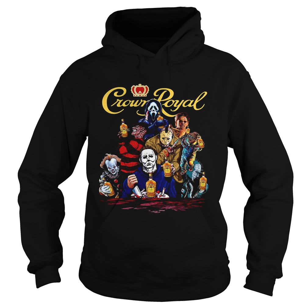 Crown Royal Horror characters shirt Crown Royal Horror characters shirt