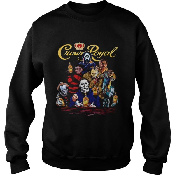 Crown Royal Horror characters shirt
