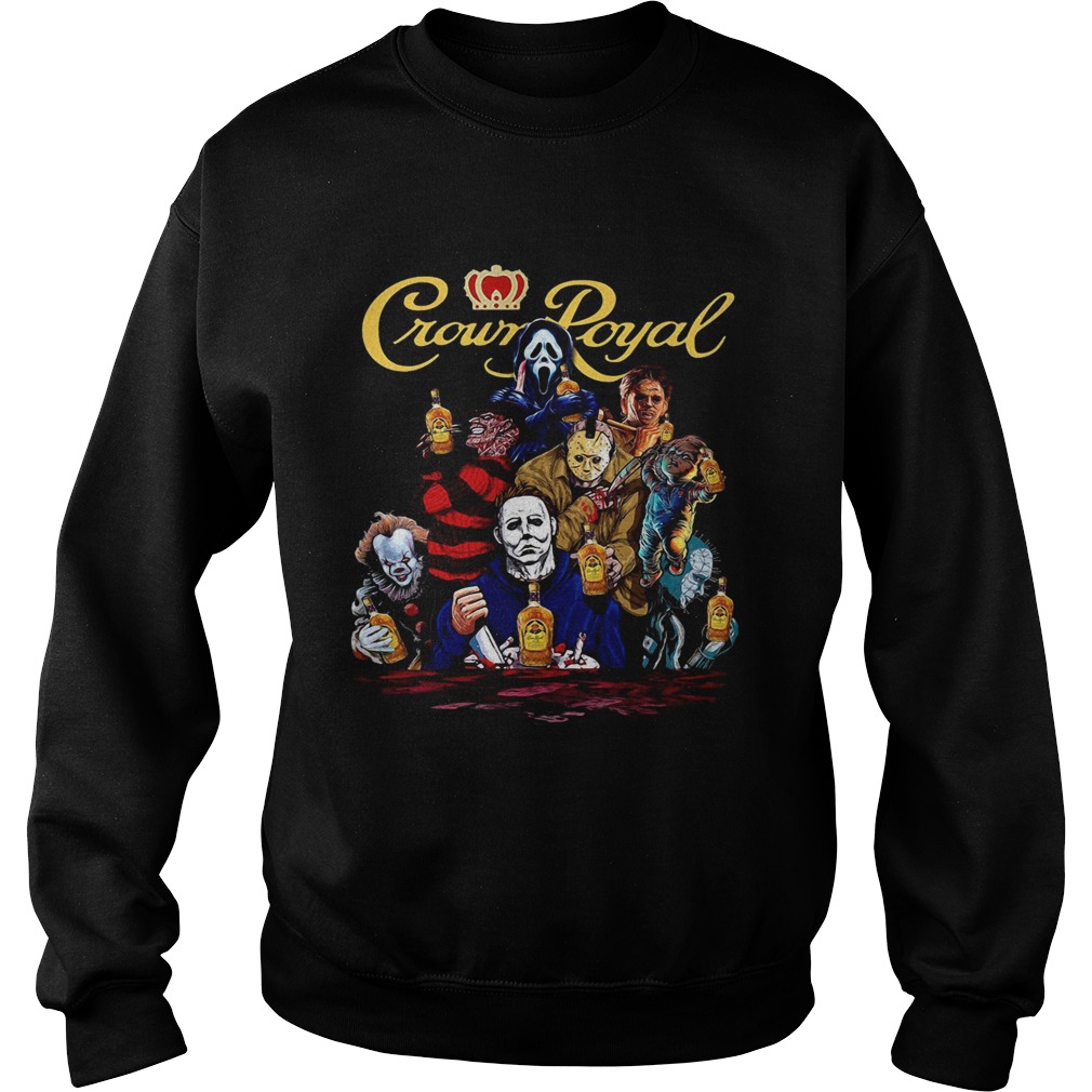 Crown Royal Horror characters shirt Crown Royal Horror characters shirt