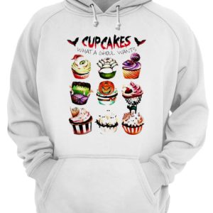 Cupcakes what a ghoul wants Halloween shirt 3