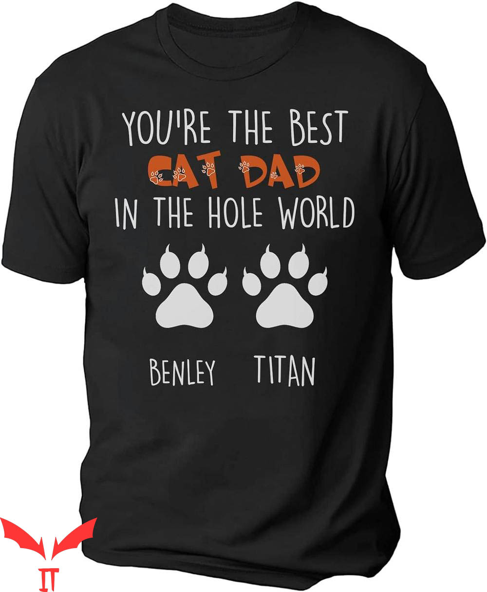 Custom Cat T-Shirt Best Cat Dad Custom Cat T-Shirt Best Cat Dad