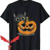 Custom Cat T-Shirt Halloween Black Cat Witch