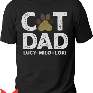 Custom Cat T-Shirt Lucy Milo Loki