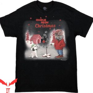 Custom Cat T-Shirt Meow Christmas