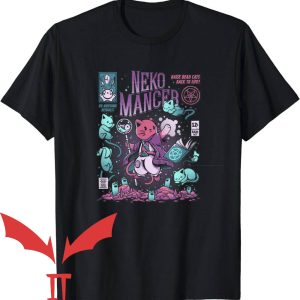 Custom Cat T-Shirt Nekomancer Cat
