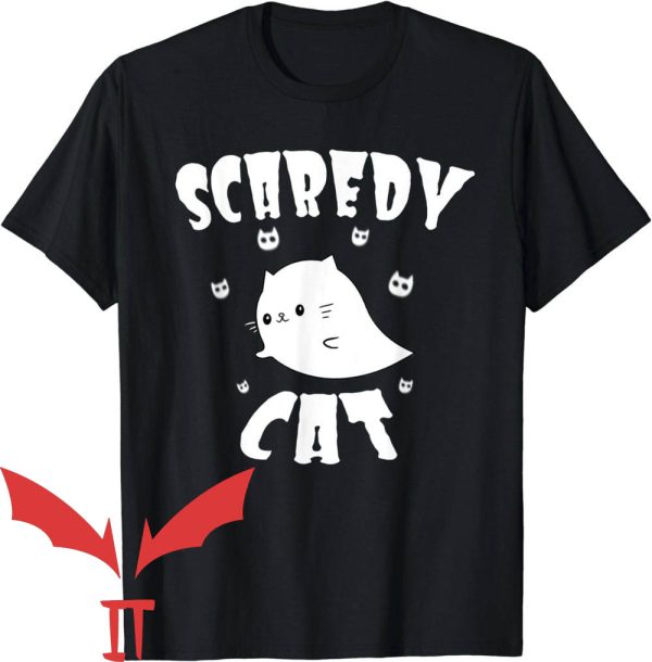 Custom Cat T-Shirt Scaredy Cat Halloween