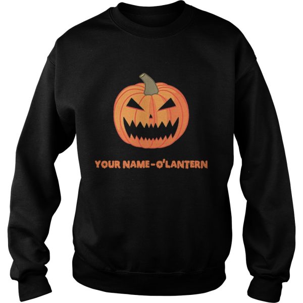 Custom Personalised O Lantern Pumpkin Halloween shirt