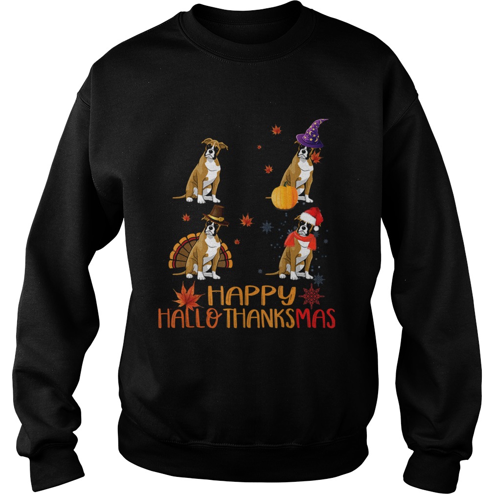 Cute Boxer Happy Hallothanksmas shirt Cute Boxer Happy Hallothanksmas shirt