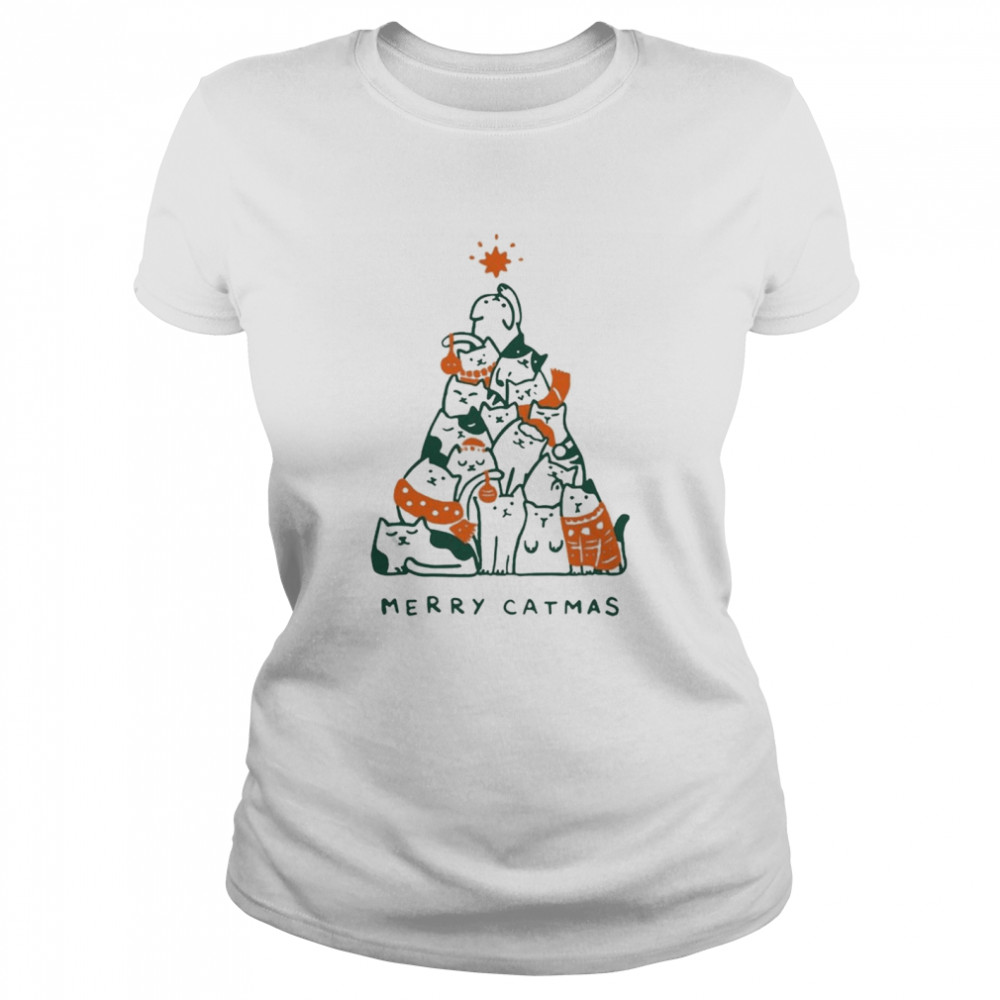 Cute Cats Merry Catmas Christmas Tree shirt Cute Cats Merry Catmas Christmas Tree shirt