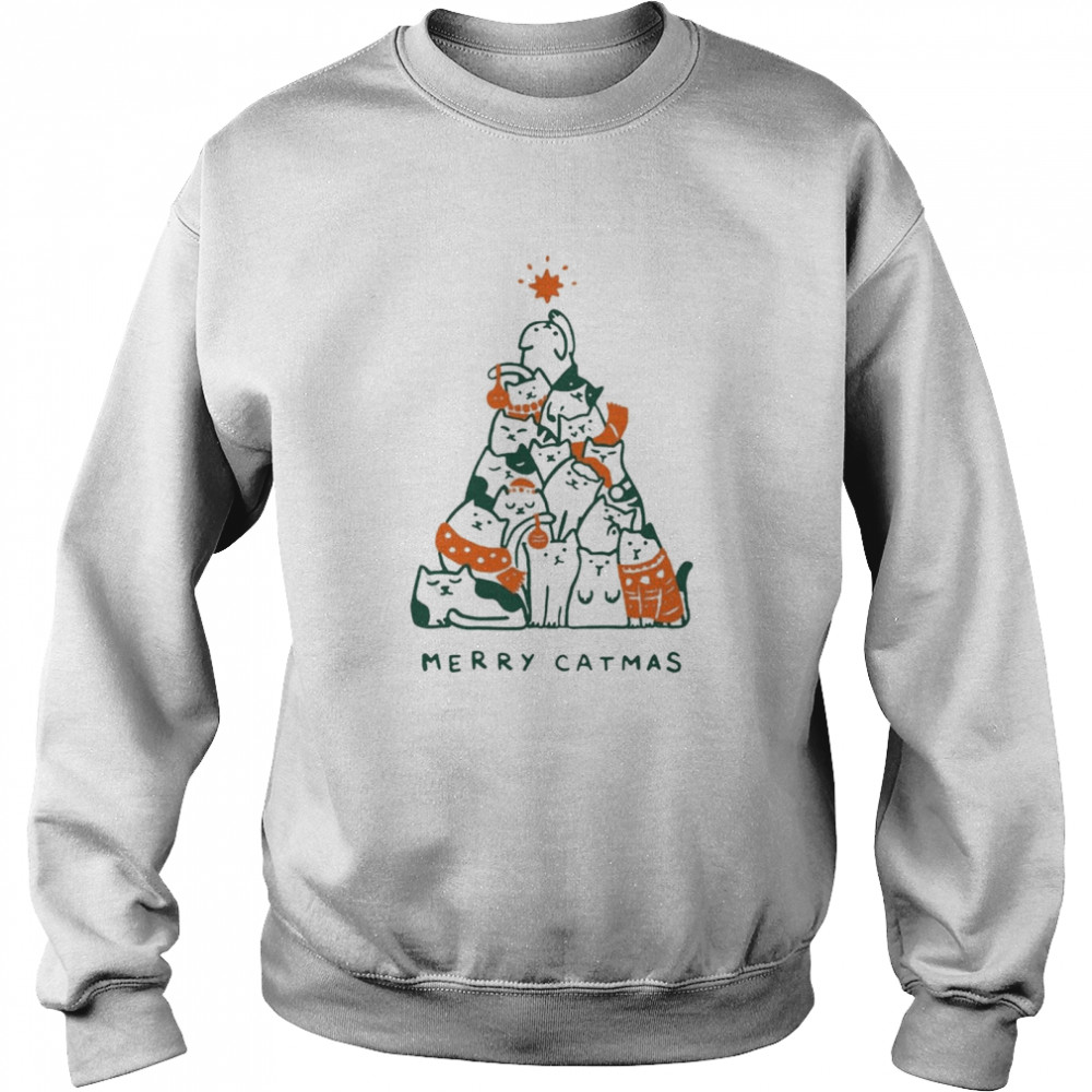 Cute Cats Merry Catmas Christmas Tree shirt Cute Cats Merry Catmas Christmas Tree shirt
