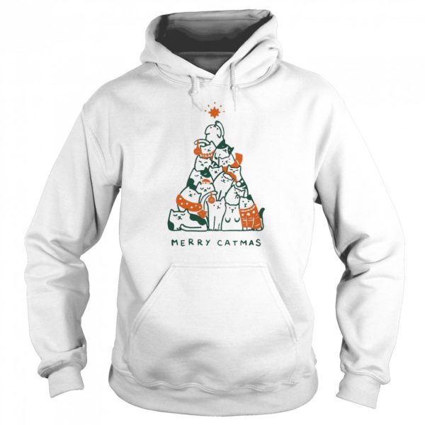 Cute Cats Merry Catmas Christmas Tree shirt