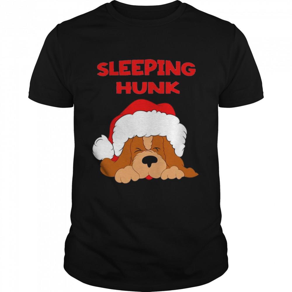 Cute Dug Sleeping Hunk Christmas shirt Cute Dug Sleeping Hunk Christmas shirt
