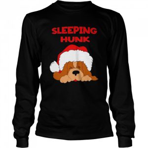 Cute Dug Sleeping Hunk Christmas shirt 3
