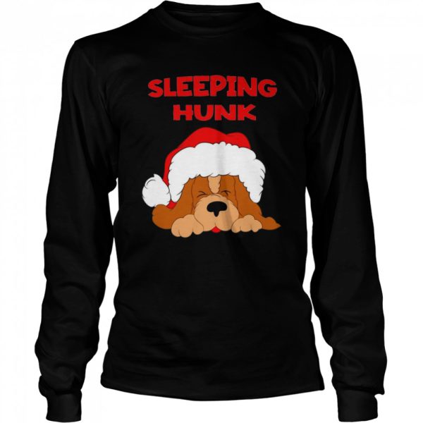 Cute Dug Sleeping Hunk Christmas shirt