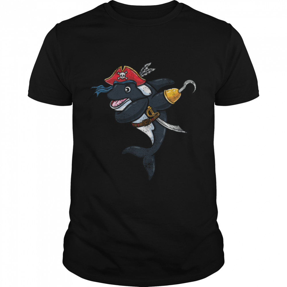 Dabbing Pirate Halloween Orca Vintage Long Sleeve T-Shirt Dabbing Pirate Halloween Orca Vintage Long Sleeve T-Shirt