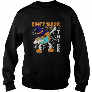 Dabbing Pumpkin Wearing A Mask Halloween Can’t Mask Trick shirt