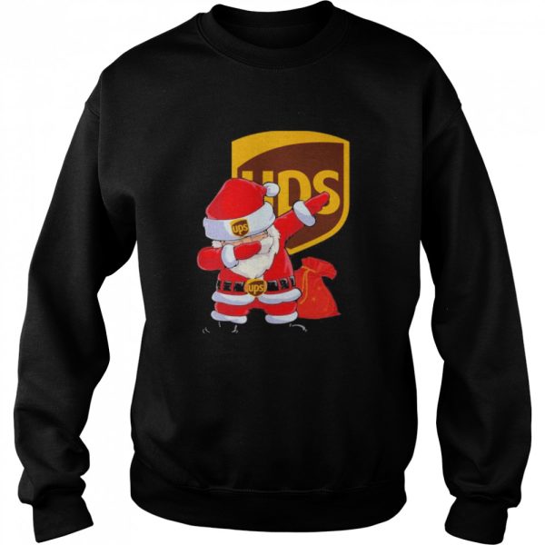 Dabbing Santa Claus UPS 2021 Merry Christmas Sweatshirt