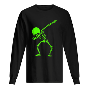 Dabbing Skeleton Halloween GLOW Skeleton Dab shirt