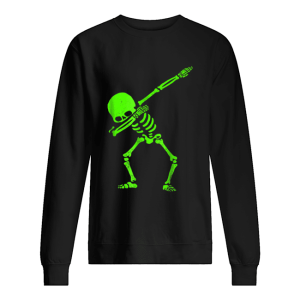 Dabbing Skeleton Halloween GLOW Skeleton Dab shirt