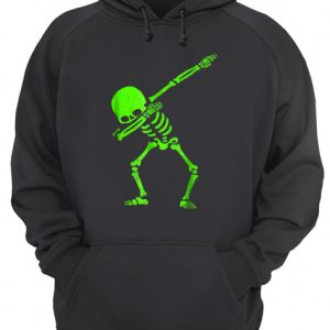 Dabbing Skeleton Halloween GLOW Skeleton Dab shirt 3