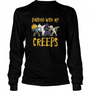 Dabbing With My Creeps Halloween Funny Matching Fiends shirt
