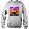 Dachshund And Moon Halloween Weiner Dog Pumpkin shirt