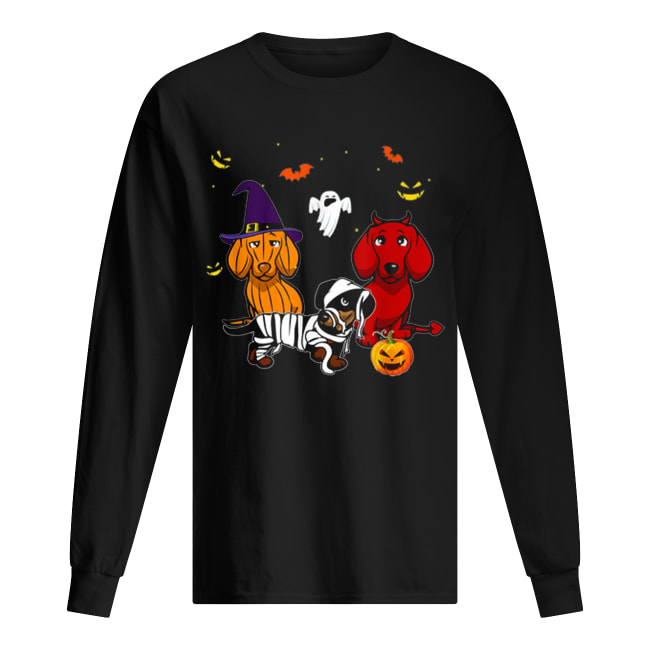 Dachshund Doxie Witch Devil Pumpkin Halloween shirt Dachshund Doxie Witch Devil Pumpkin Halloween shirt