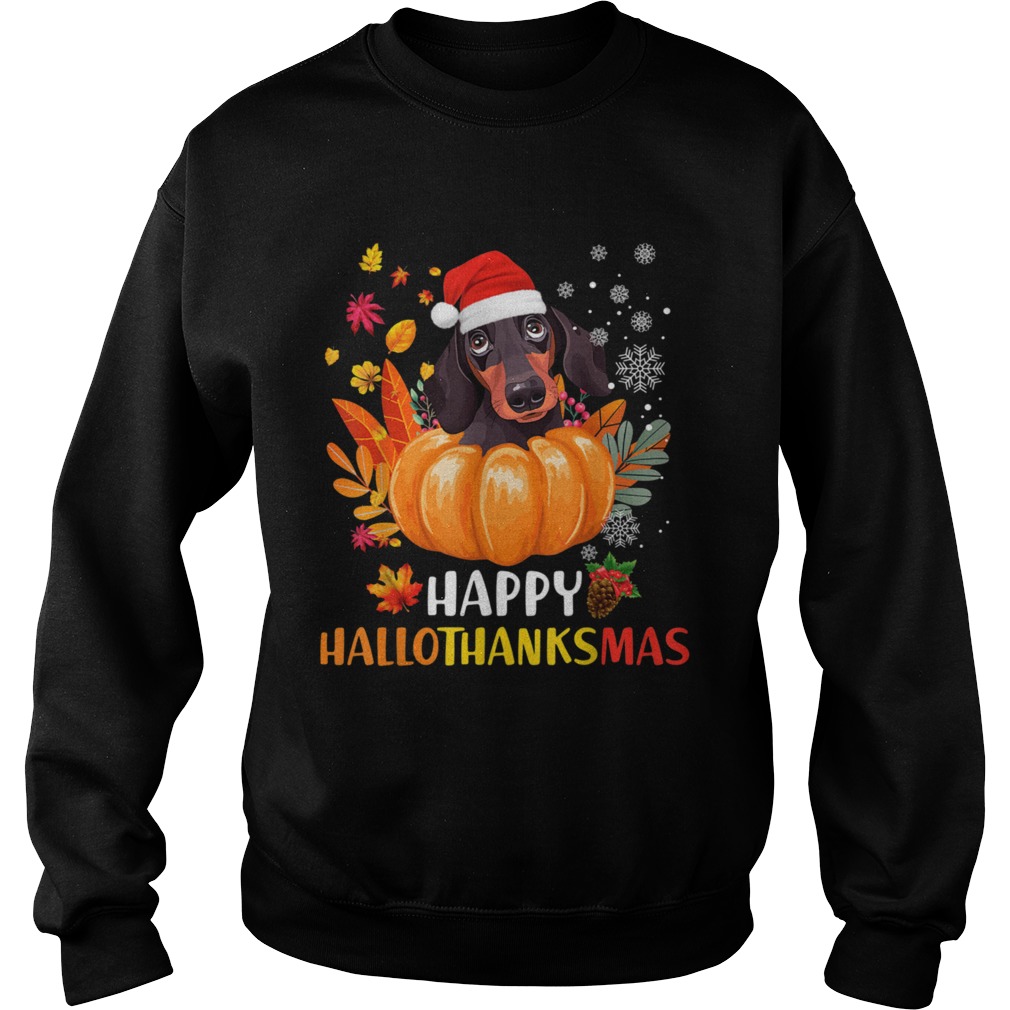 Dachshund Hallothanksmas shirt Dachshund Hallothanksmas shirt