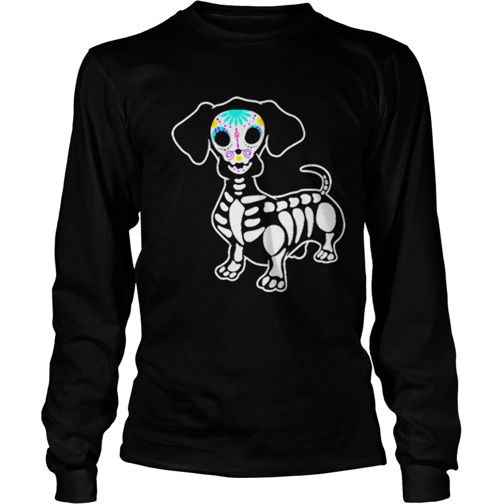 Dachshund Skeleton Pumpkin Happy Halloween TShirt Dachshund Skeleton Pumpkin Happy Halloween TShirt