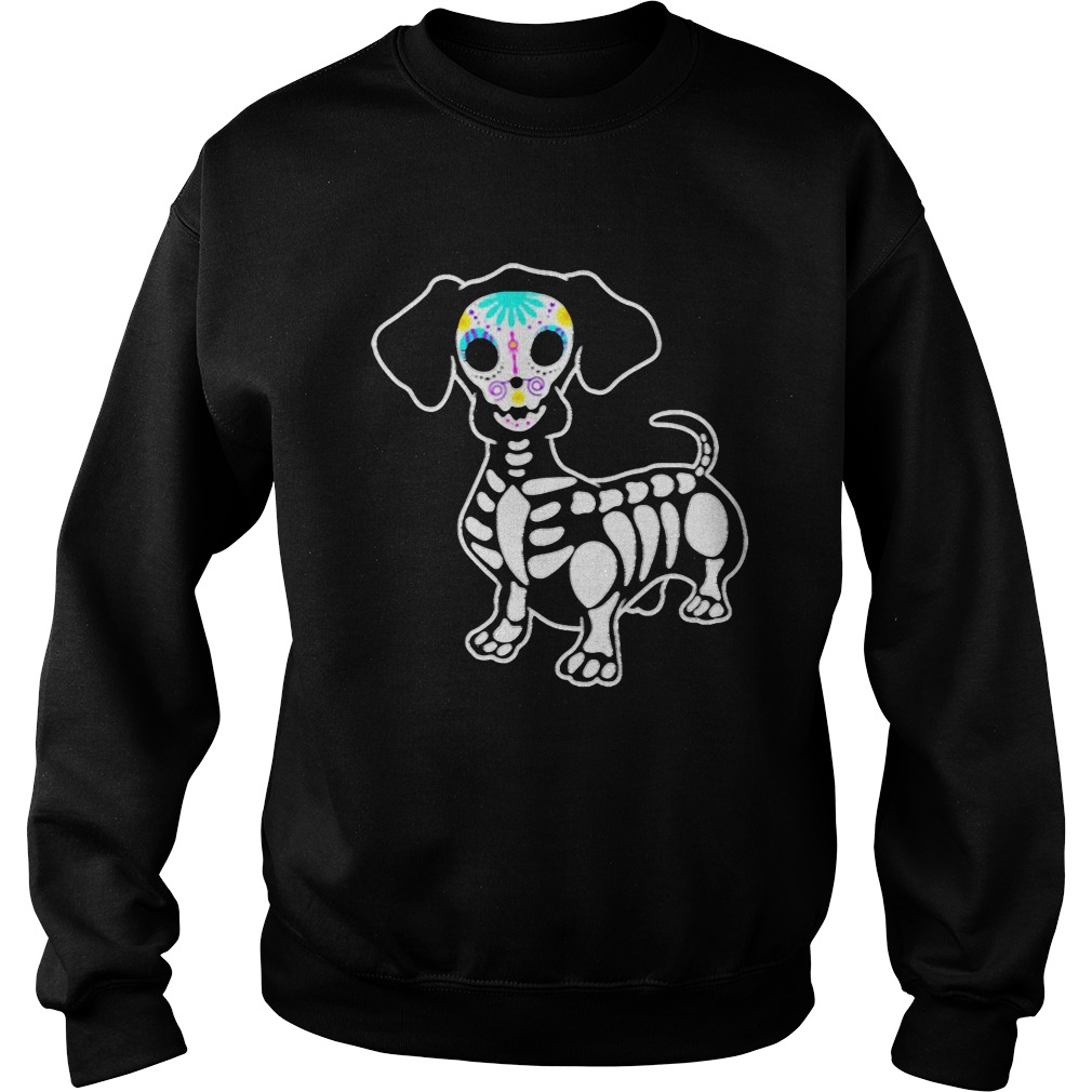 Dachshund Skeleton Pumpkin Happy Halloween TShirt Dachshund Skeleton Pumpkin Happy Halloween TShirt