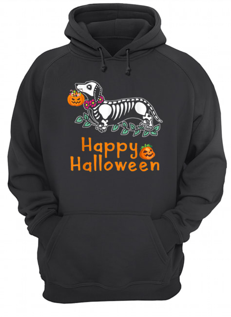 Dachshund Skeleton Pumpkin Happy Halloween shirt Dachshund Skeleton Pumpkin Happy Halloween shirt