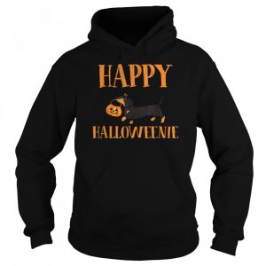 Dachshund With Jack O lantern Happy Halloweenie Halloween shirt 3