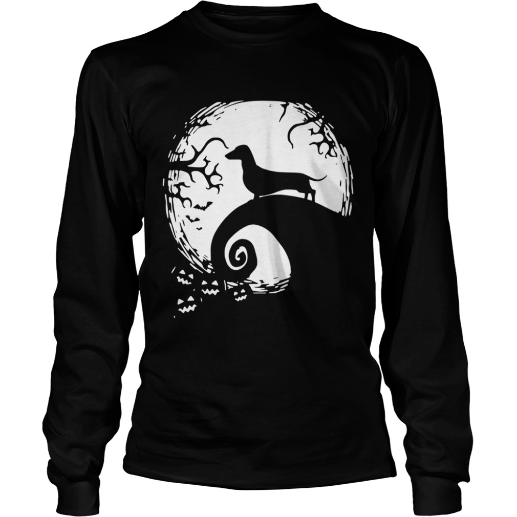 Dachshund in the midnight moon Halloween shirt Dachshund in the midnight moon Halloween shirt