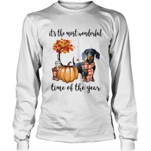 Dachshund its the most wonderful time of the year shirt